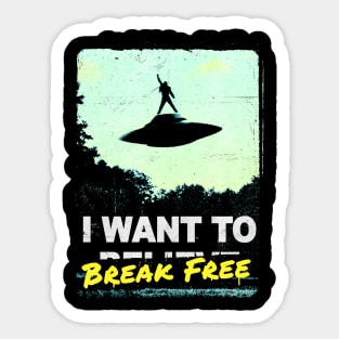 Break Free Sticker